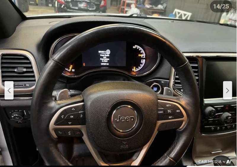 Jeep Grand cherokee LIMITED* 75TH* ANNIVERSARY* ПОДГРЕВ* КАМЕРА* КЕЙЛЕ, снимка 8 - Автомобили и джипове - 52699443