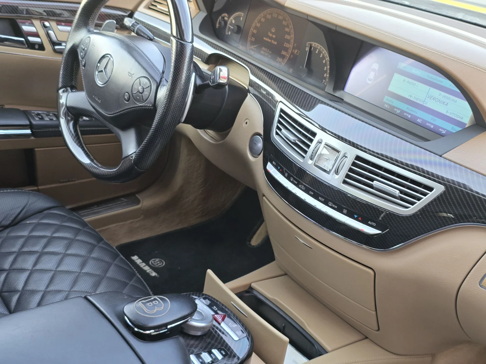 Mercedes-Benz S 500 BRABUS/////NIGHT-VISION | Mobile.bg   13