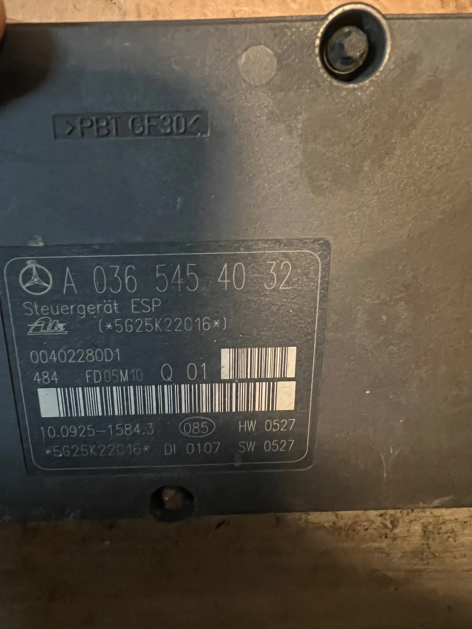 A0064310312 ABS ����� MERCEDES BENZ W 203  Ate 10.0925-1584.3 A0365454032  | Mobile.bg � ����������� 1