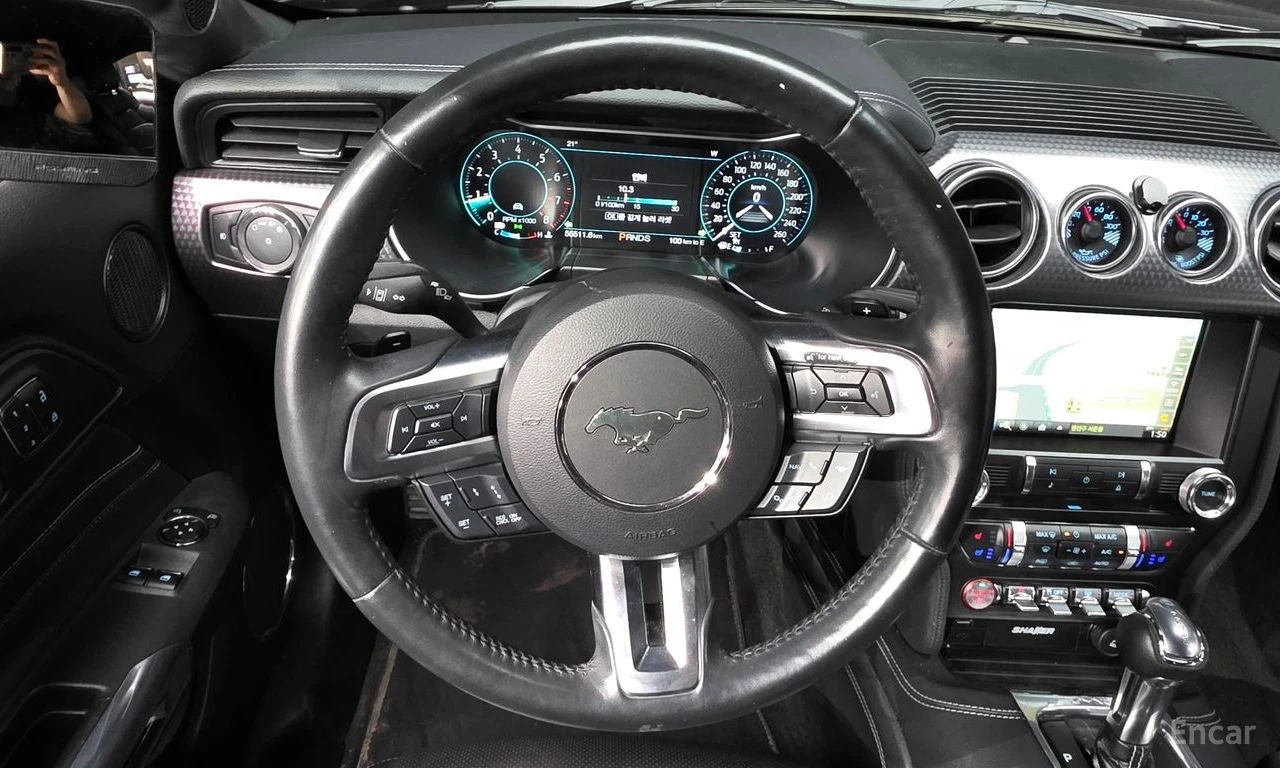 Ford Mustang 2.3 Eco Boost FACE* ПОДГРЕВ* ОБДУХВАНЕ* NAVI* КОЖА, снимка 8 - Автомобили и джипове - 55484947