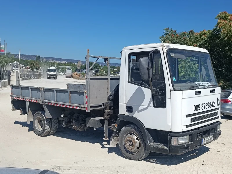 Iveco 75e14 Самосвал с кран, снимка 2 - Камиони - 48375783