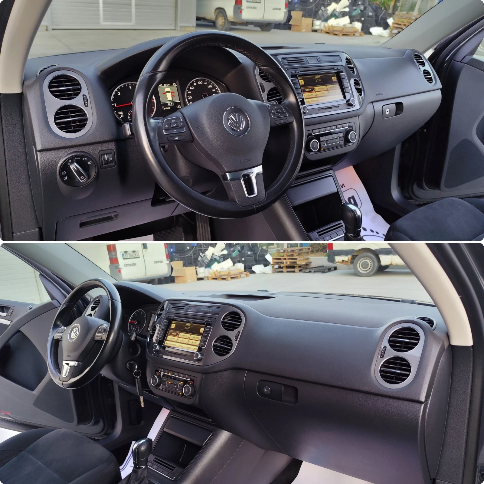 VW Tiguan 2.0TDI-LED-NAVI-BI-XENON-КАМЕРА-F1-ВОЛАН-EURO-6, снимка 17 - Автомобили и джипове - 55301206