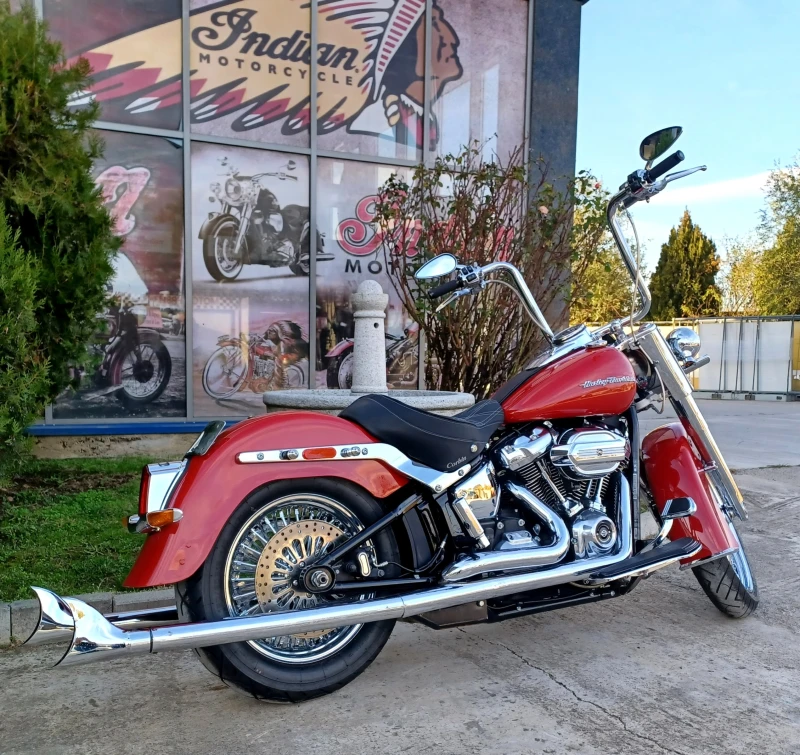 Harley-Davidson Softail FLDE Deluxe Chicano Style, снимка 3 - Мотоциклети и мототехника - 52294414