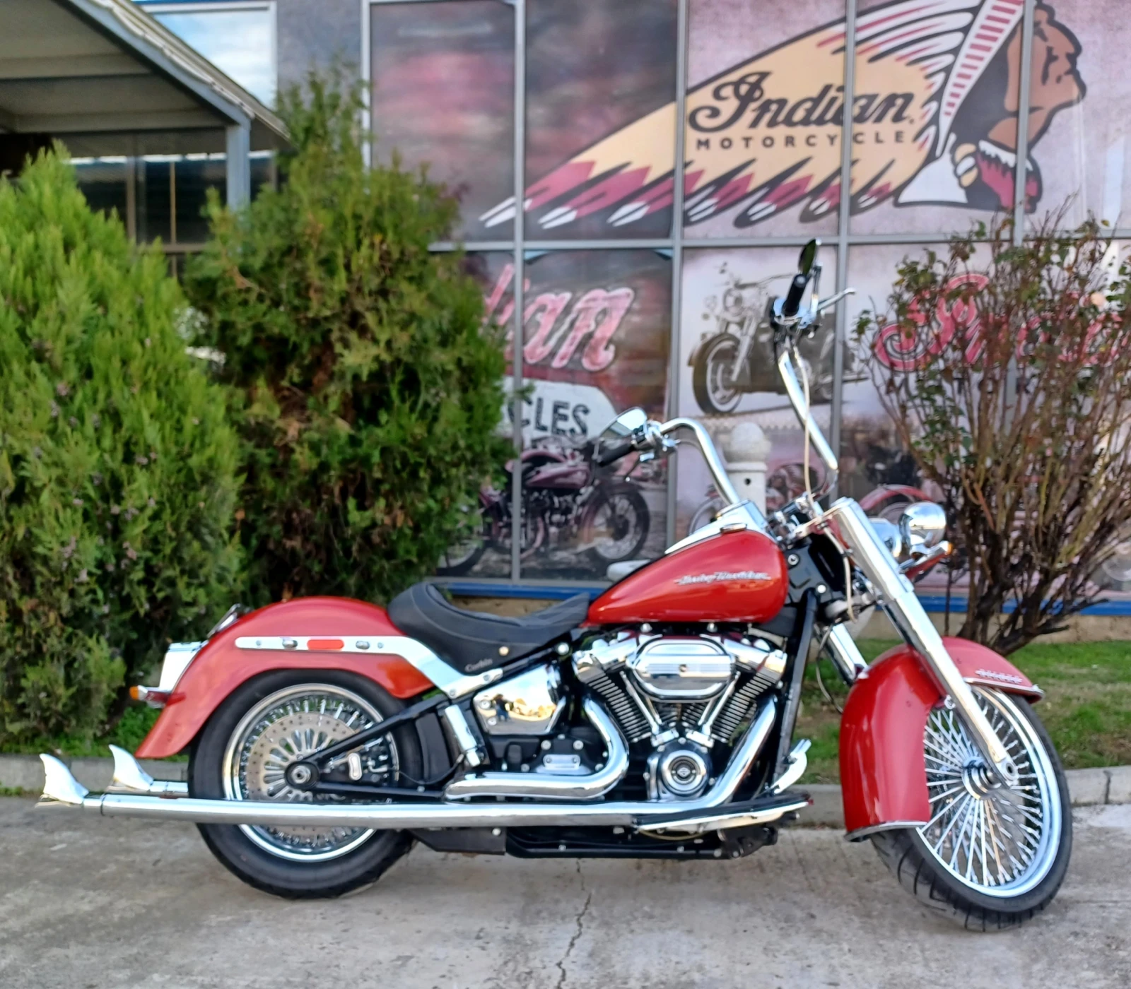 Harley-Davidson Softail FLDE Deluxe Chicano Style, снимка 1