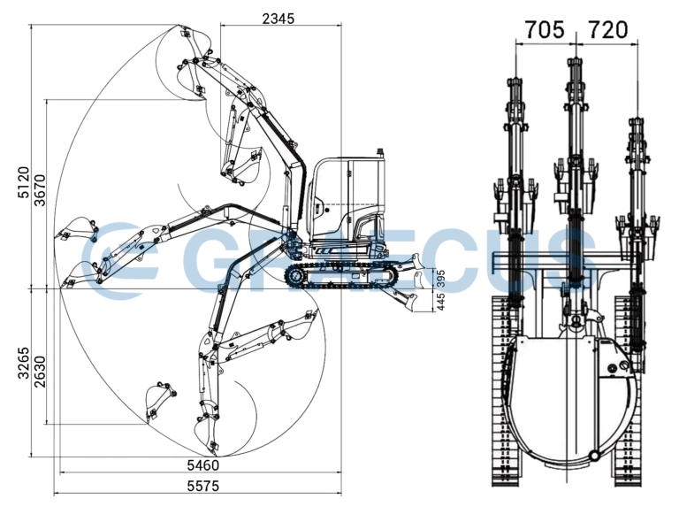 Багер Kubota GRAECUS EB40C - 4t, снимка 17 - Индустриална техника - 53467187