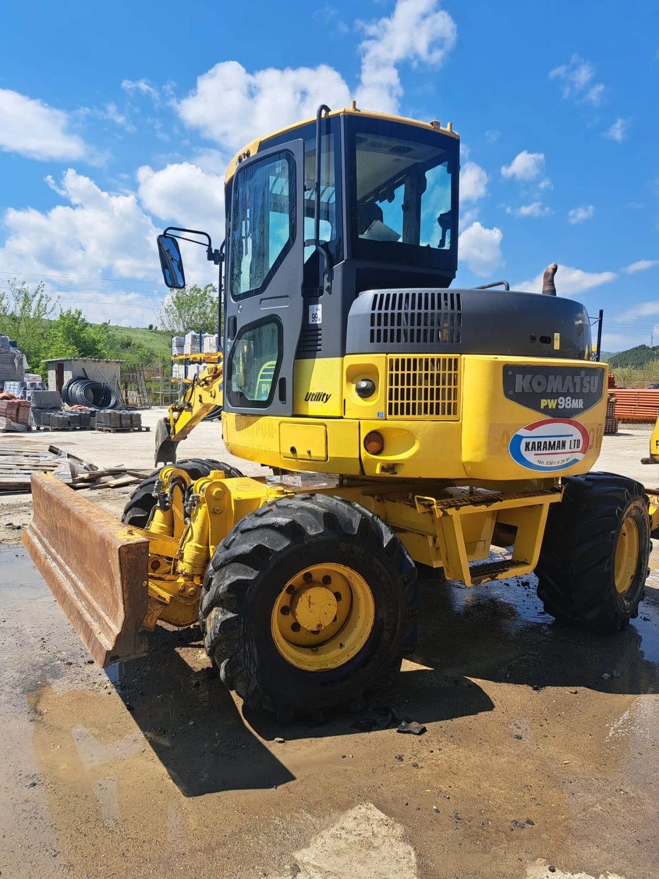 Багер Komatsu Pw98-mr, снимка 1