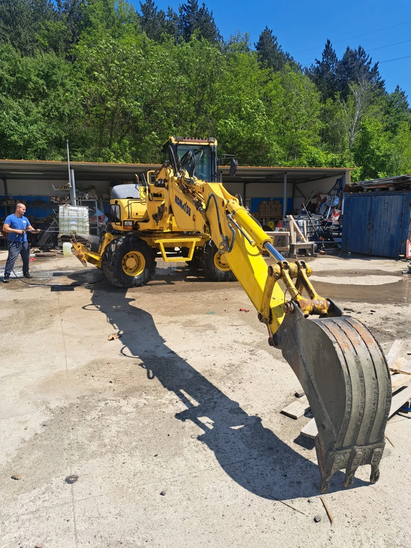 Багер Komatsu Pw98-mr - изображение 4