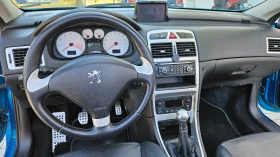 Peugeot 307 CC 2.0i 140к.с. ФЕЙСЛИФТ / КОЖА / НАВИГАЦИЯ, снимка 14