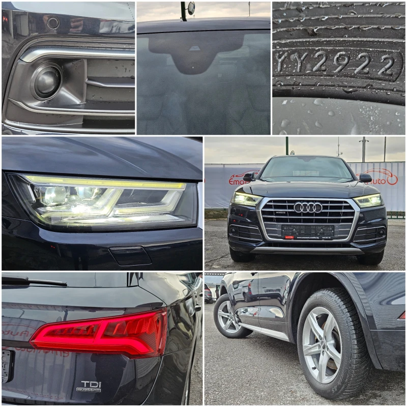 Audi Q5 2.0TDI/QUATTRO/190кс./LED/NDVI/БЛУТУТ/EURO 6B/ТОП, снимка 17 - Автомобили и джипове - 48295945