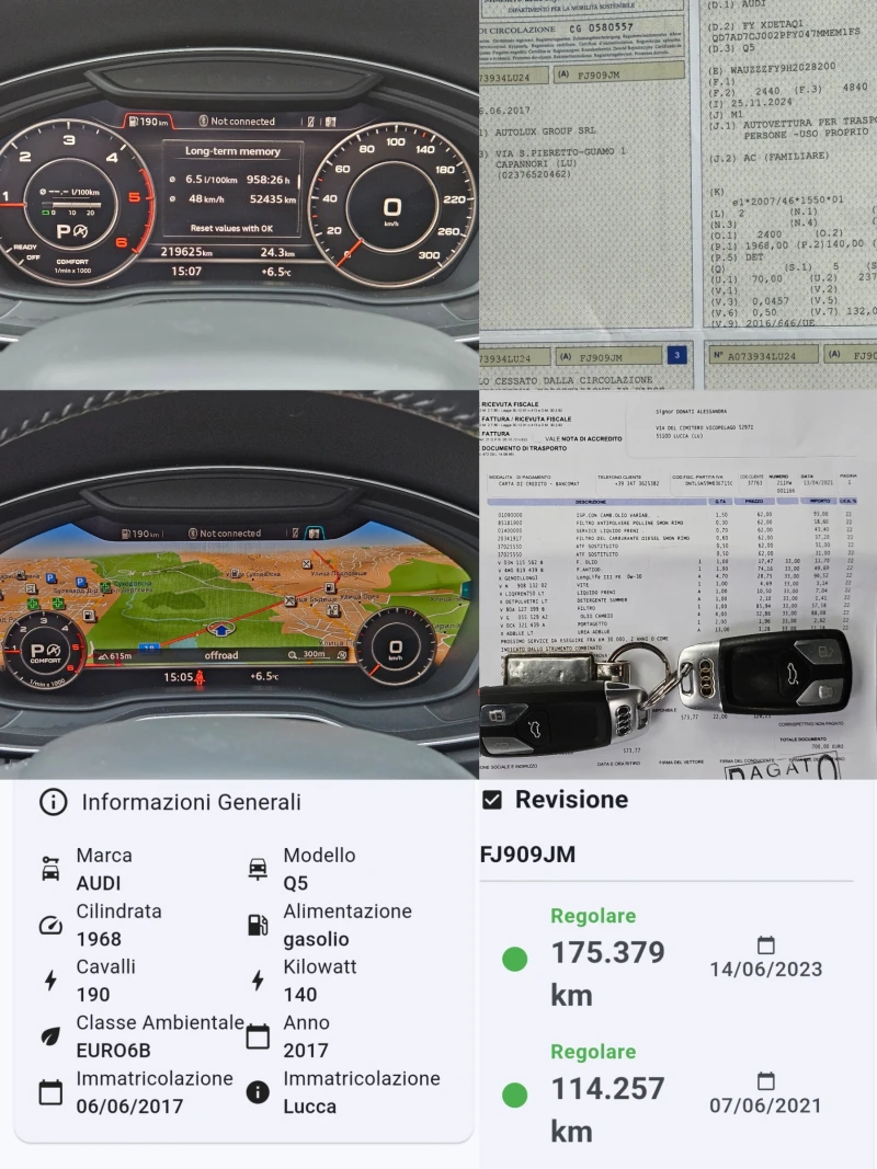 Audi Q5 2.0TDI/QUATTRO/190кс./LED/NDVI/БЛУТУТ/EURO 6B/ТОП, снимка 12 - Автомобили и джипове - 48295945