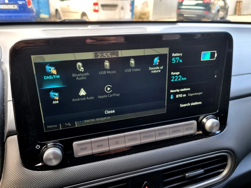 Hyundai Kona 64kw / SOH 100% / Термопомпа / Сервизна история, снимка 8 - Автомобили и джипове - 53393798