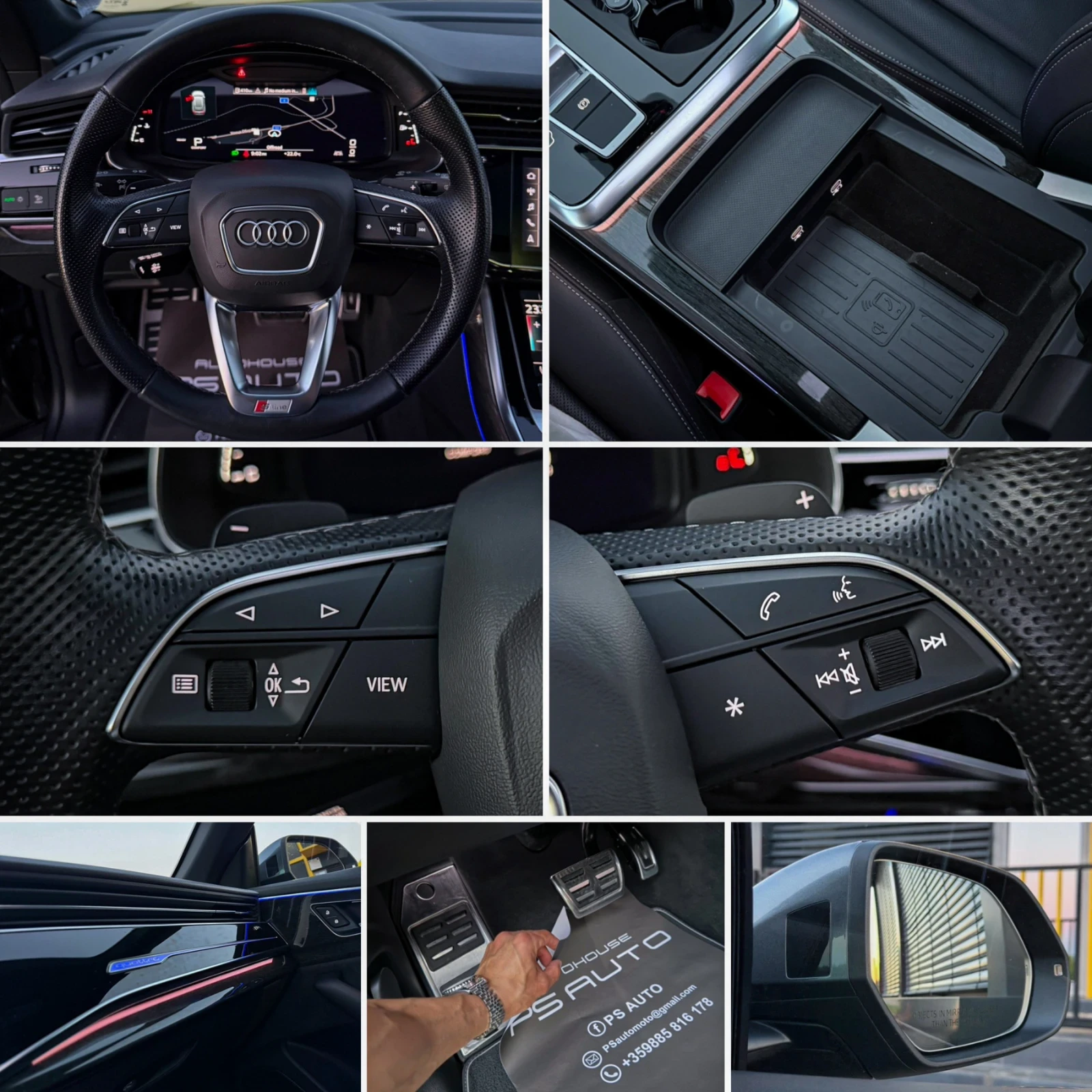 Audi Q8 S-Line / 360 ������ / Bang&Olufsen / ��������� | Mobile.bg � ����������� 13