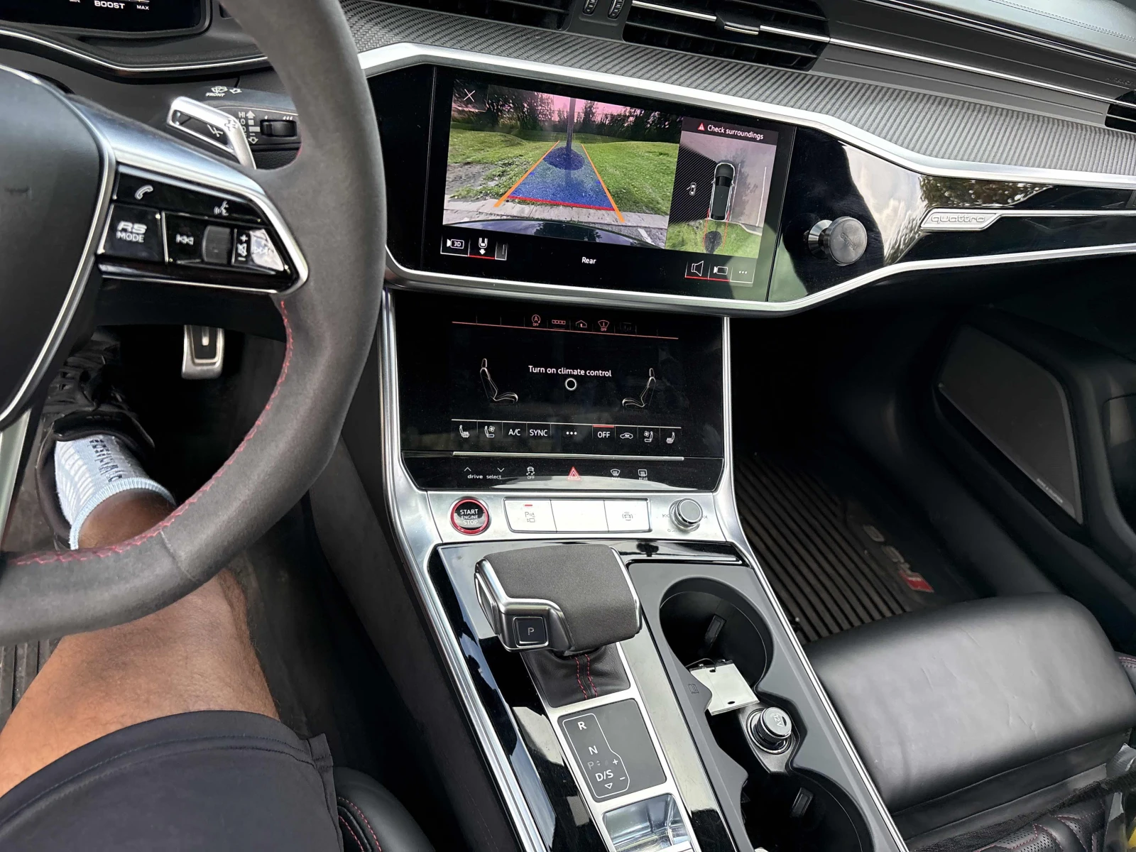 Audi Rs6 КЛИП НА МОТОРА, АВТОКРЕДИТ, снимка 9 - Автомобили и джипове - 56132433