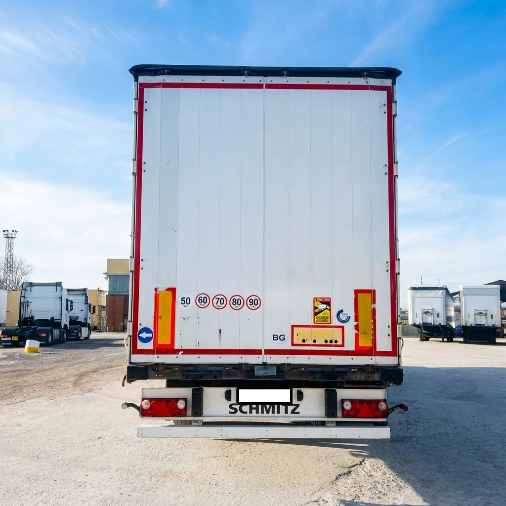 Полуремарке Schmitz SCB S3T /ТОП състояние / Напълно обслужено, снимка 4 - Ремаркета - 53898618