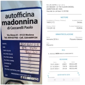 Audi A3 S-LINE 1.6TDI 85000KM SEDAN, снимка 17