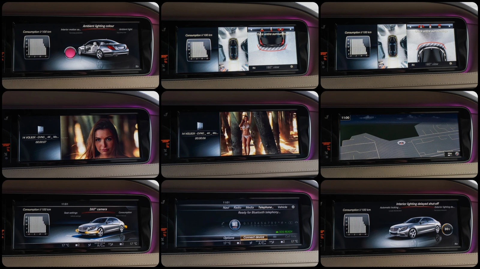 Mercedes-Benz S 350 d* BRABUS LIMITED* PANORAMA* 3XTV* NIGHT PACK* , снимка 16 - Автомобили и джипове - 53852646