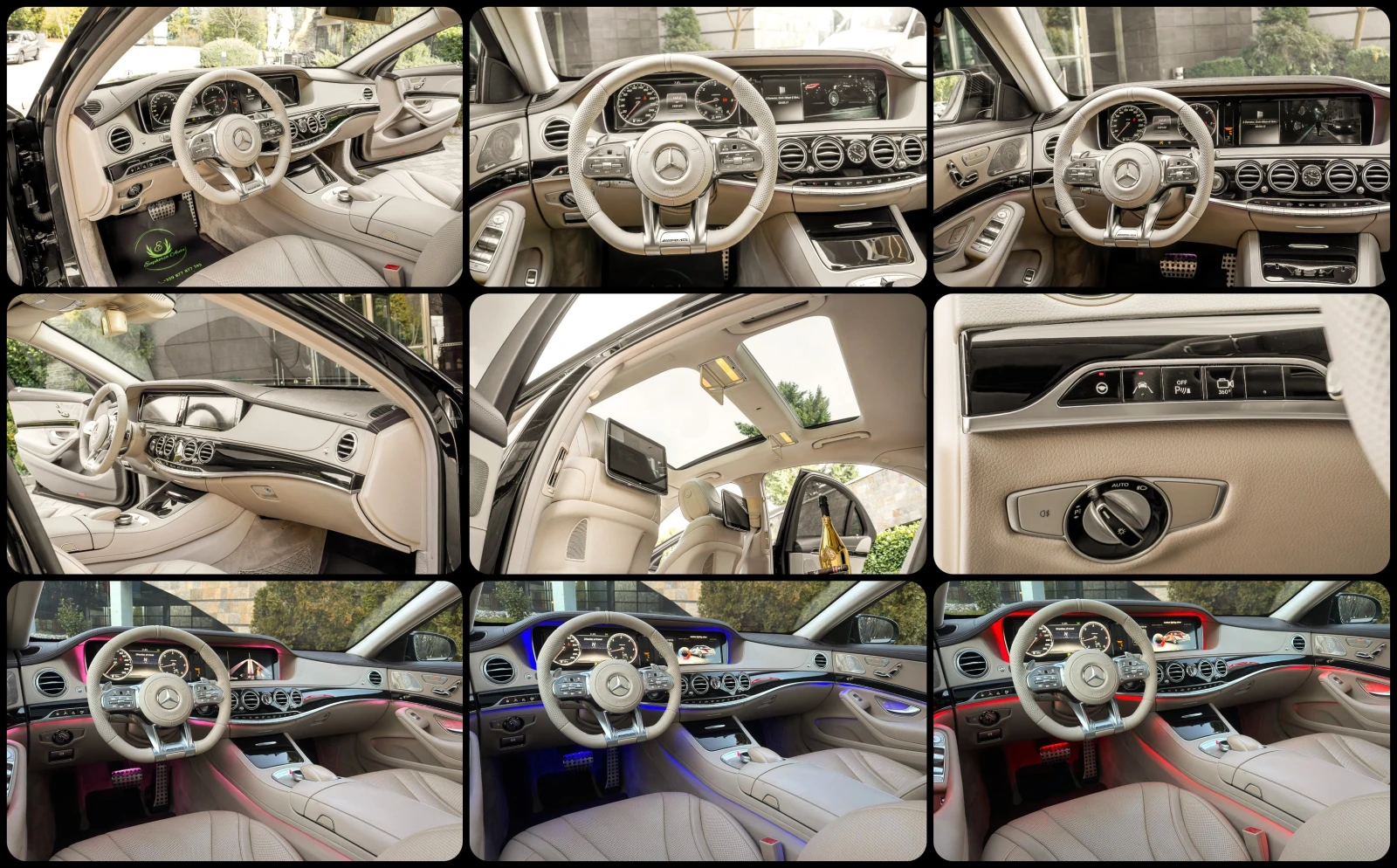 Mercedes-Benz S 350 d* BRABUS LIMITED* PANORAMA* 3XTV* NIGHT PACK* , снимка 17 - Автомобили и джипове - 53852646