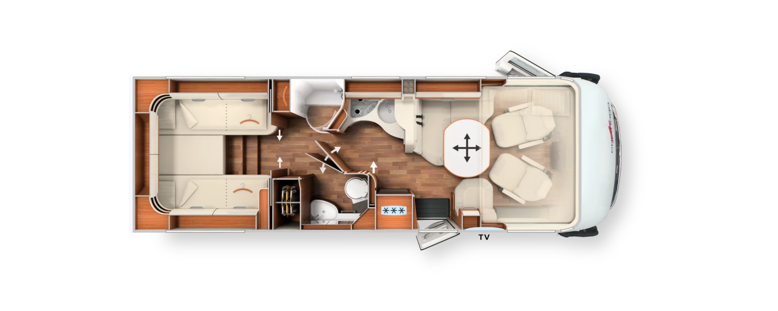  Carthago C-Line 4.9L Mercedes* LiFePO4* * ALDE | Mobile.bg   17