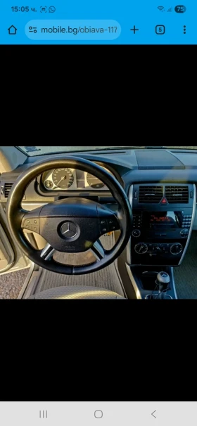 Mercedes-Benz B 180 201х.км/ОБСЛУЖЕН/ - 5100 лв. - 60238574 9