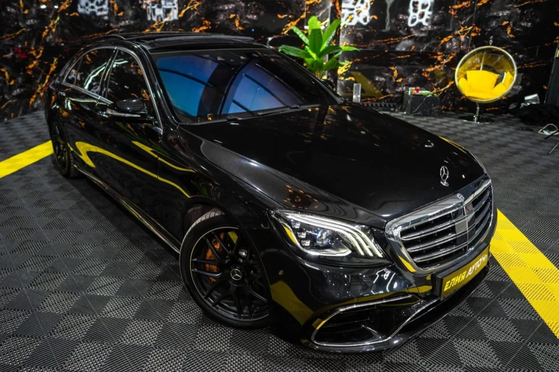 Mercedes-Benz S 63 AMG CARBON CERAMIC DESIGNO BURM ПАНО 3XTV ЛИЗИНГ 100% , снимка 5 - Автомобили и джипове - 53490634