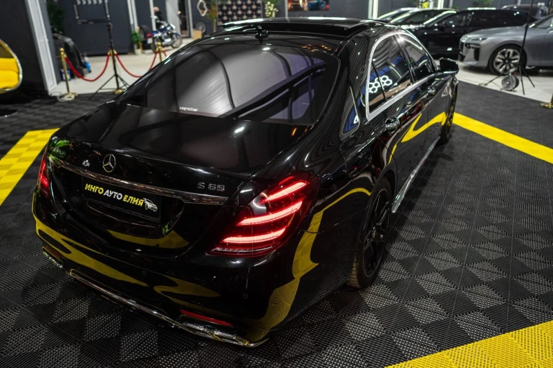 Mercedes-Benz S 63 AMG CARBON CERAMIC DESIGNO BURM ПАНО 3XTV ЛИЗИНГ 100% , снимка 10 - Автомобили и джипове - 53490634