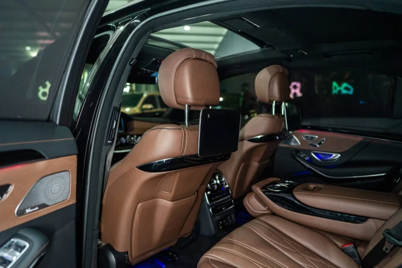 Mercedes-Benz S 63 AMG CARBON CERAMIC DESIGNO BURM ПАНО 3XTV ЛИЗИНГ 100% , снимка 15 - Автомобили и джипове - 53490634