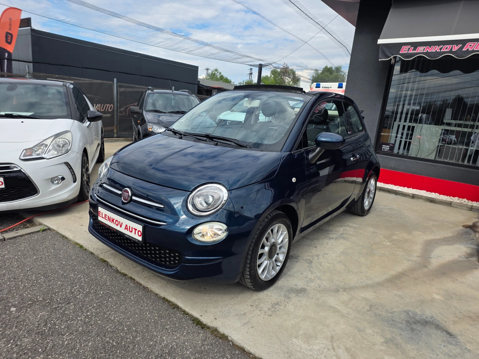 Fiat 500 CABRIO 70882km 2019г 1.2I-69к.с- EURO 6-ДАНИЯ, снимка 3 - Автомобили и джипове - 55149314
