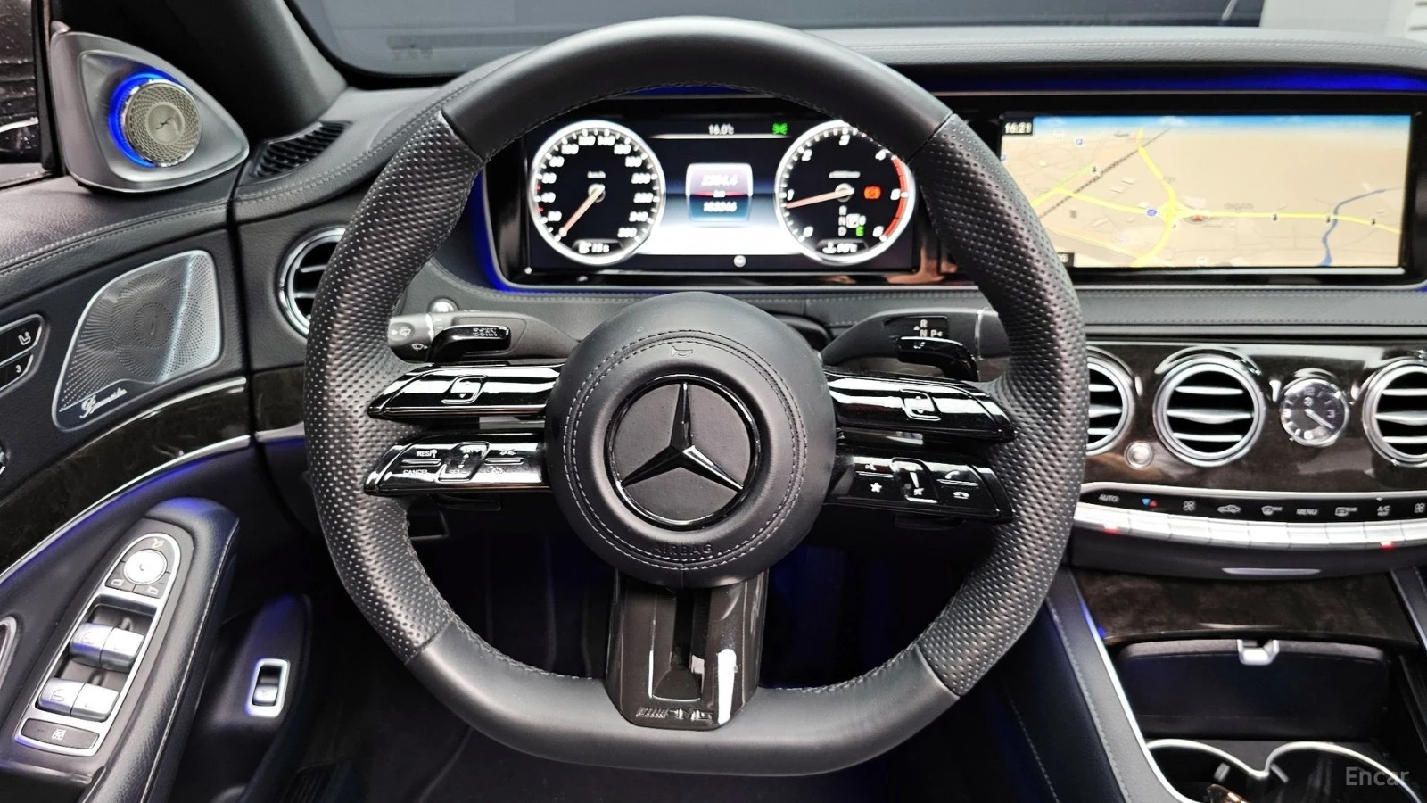 Mercedes-Benz S 350 LONG* 4MATIC* КОЖА* ПОДГРЕВ* ОБДУХВ* BURM* PANO* 3, снимка 11 - Автомобили и джипове - 55681869