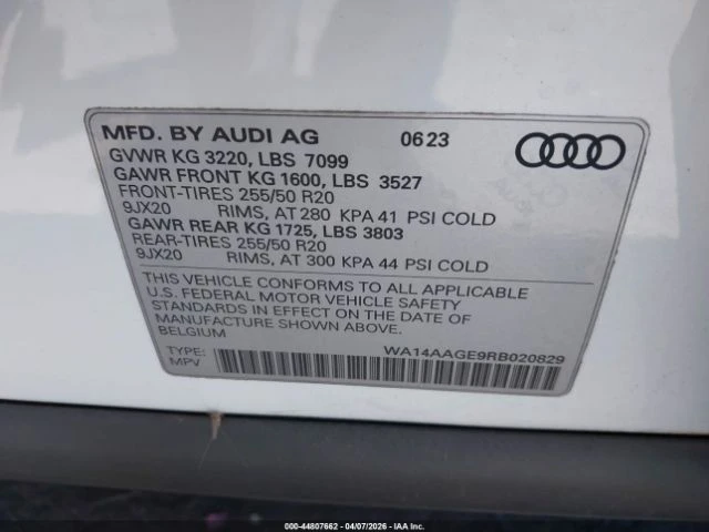 Audi Q8 E-TRON PREMIUM QUATTRO, снимка 9 - Автомобили и джипове - 54484492