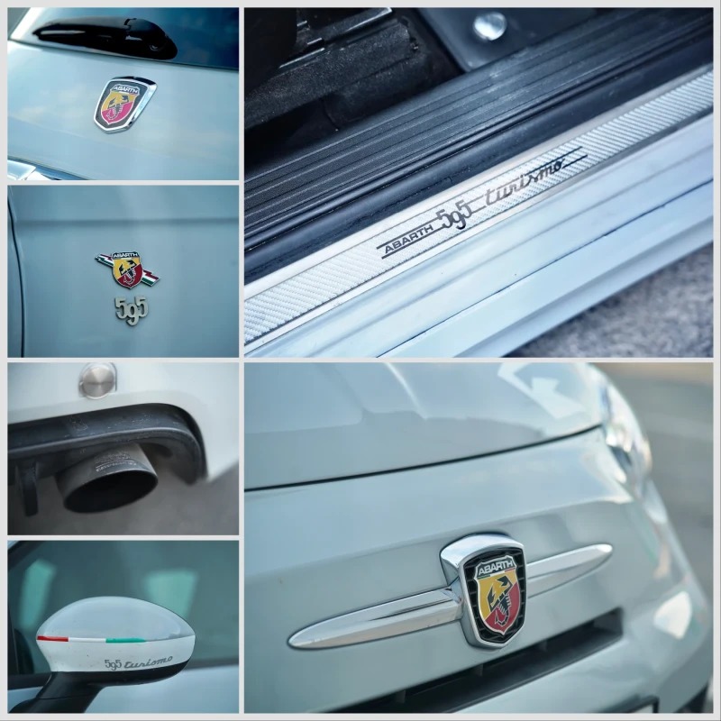 Fiat 500 Abarth 595 Turismo* 160кс* Навигация* Панорама, снимка 7 - Автомобили и джипове - 52645749