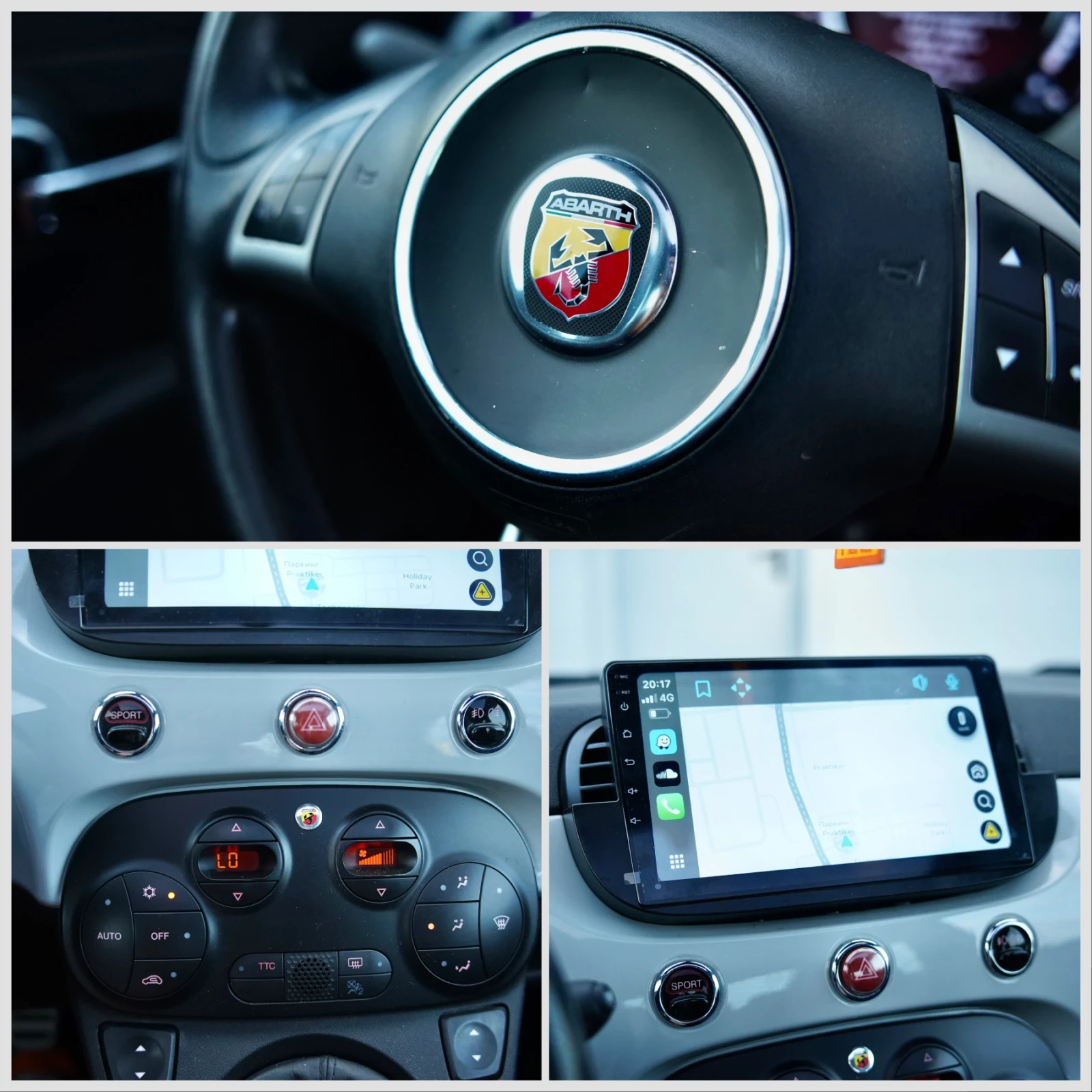 Fiat 500 Abarth 595 Turismo* 160кс* Навигация* Панорама | Mobile.bg — изображение 14