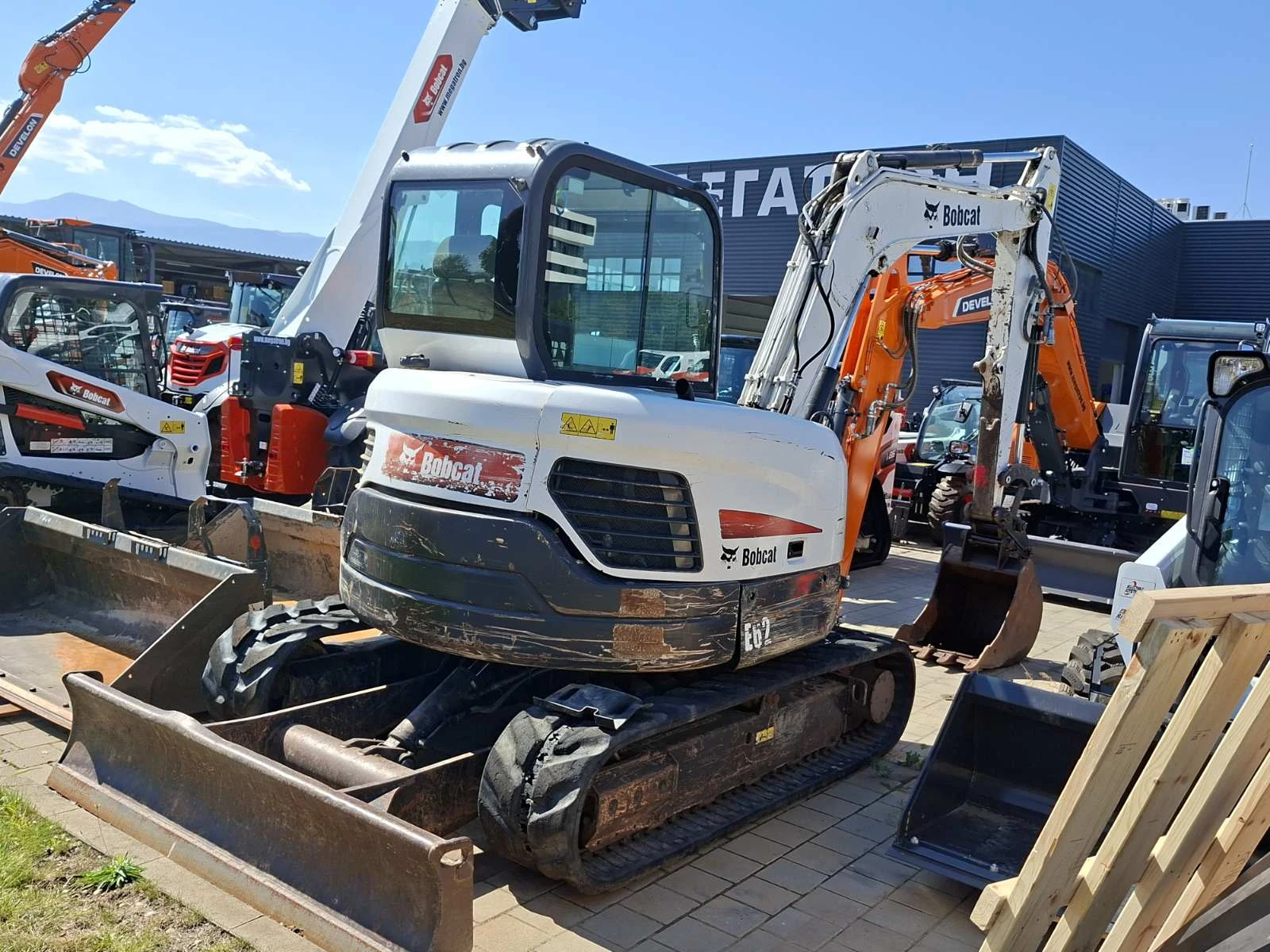 Багер Bobcat E62, снимка 8 - Индустриална техника - 56129426