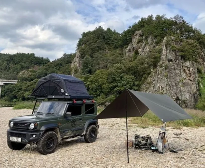 Suzuki Jimny 1.5 бензин! Агрегатор за ток! Палатка! , снимка 3 - Автомобили и джипове - 54820776