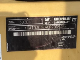 Багер Cat 303ECR / 3.2 тона / КАБИНА / ПЕРФЕКТЕН / НОВ ВНОС , снимка 17