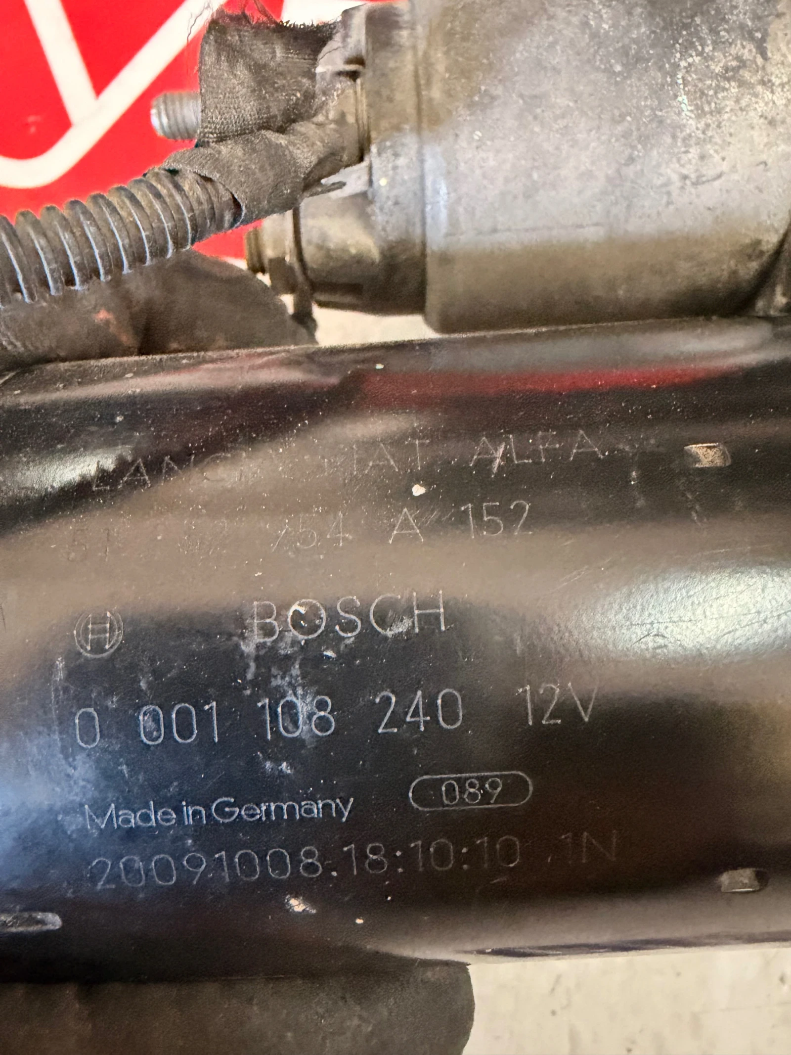 51832954A152 Стартер FIAT BRAVO 1.6 M-JET 0001108240 , снимка 3 - Части - 54691774