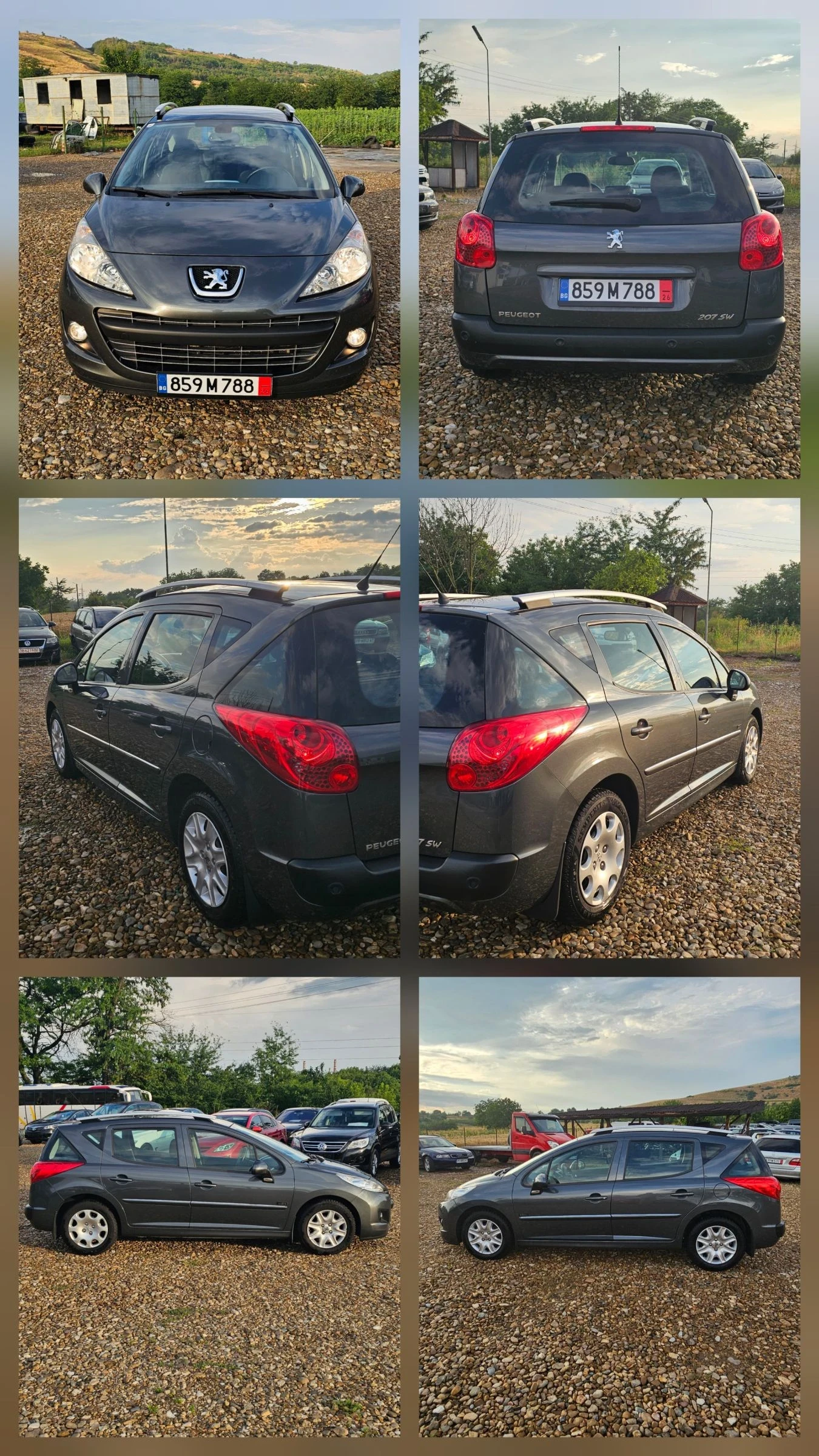 Peugeot 207 207SW/1.4/95hp/panorama/128299km!!!, снимка 3 - Автомобили и джипове - 55151705
