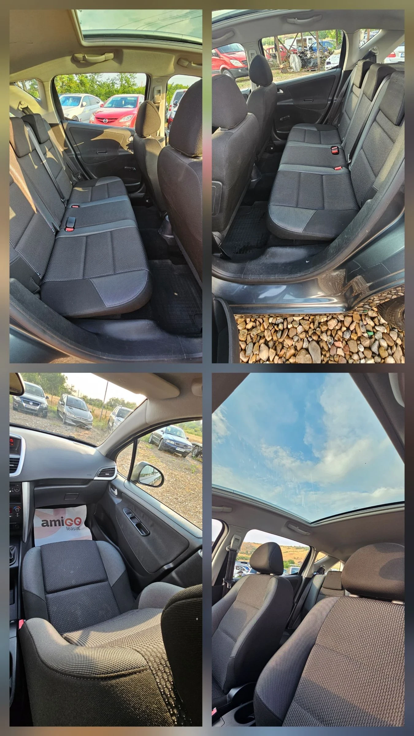 Peugeot 207 207SW/1.4/95hp/panorama/128299km!!!, снимка 5 - Автомобили и джипове - 55151705