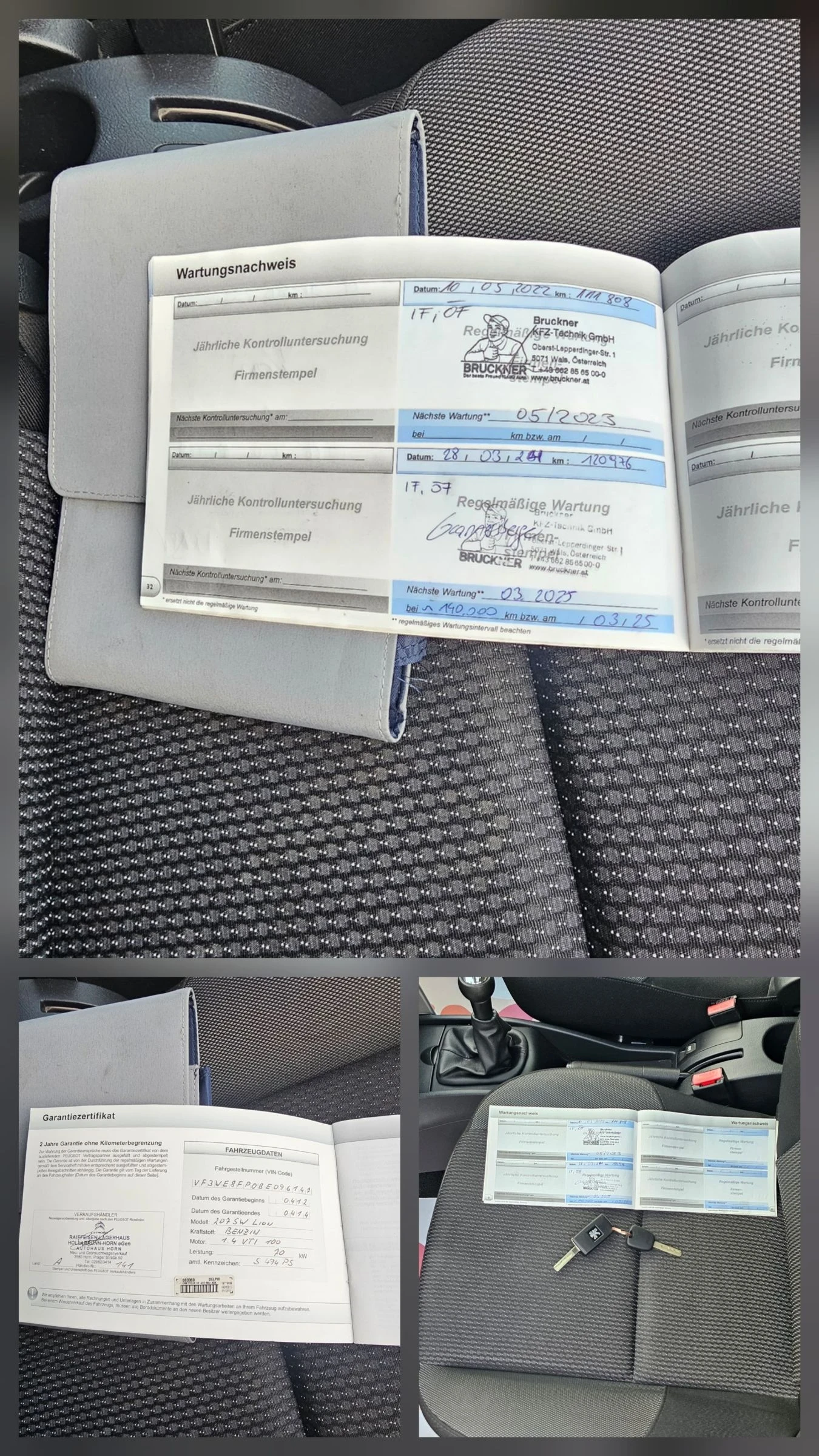 Peugeot 207 207SW/1.4/95hp/panorama/128299km!!!, снимка 6 - Автомобили и джипове - 55151705