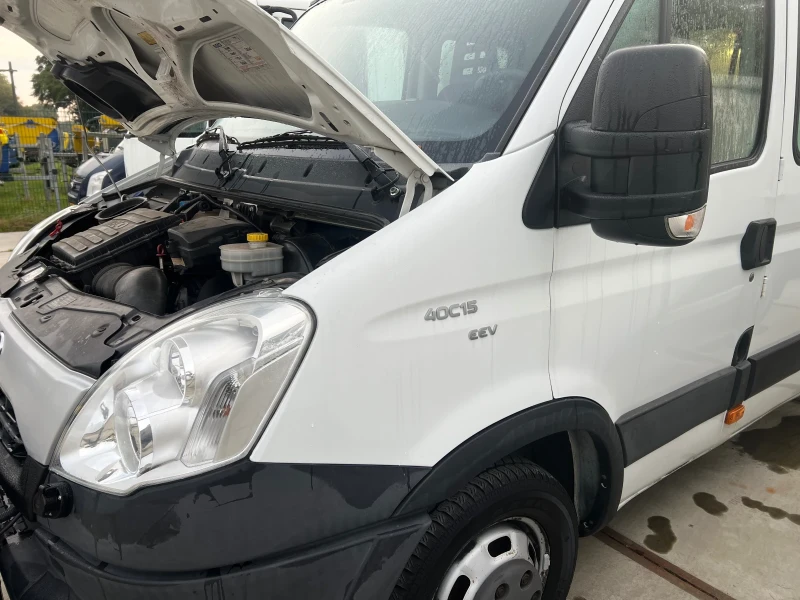 Iveco Daily 40C15 троен самосвал с кран, снимка 12 - Камиони - 52501533