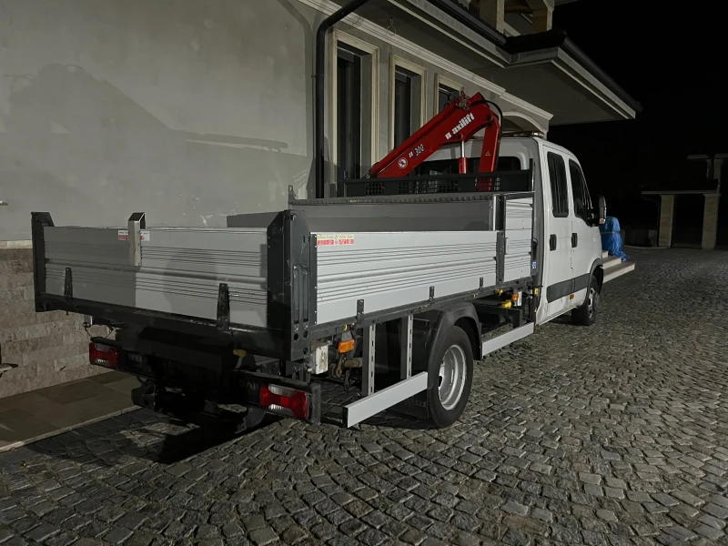 Iveco Daily 40C15 троен самосвал с кран, снимка 7 - Камиони - 52501533