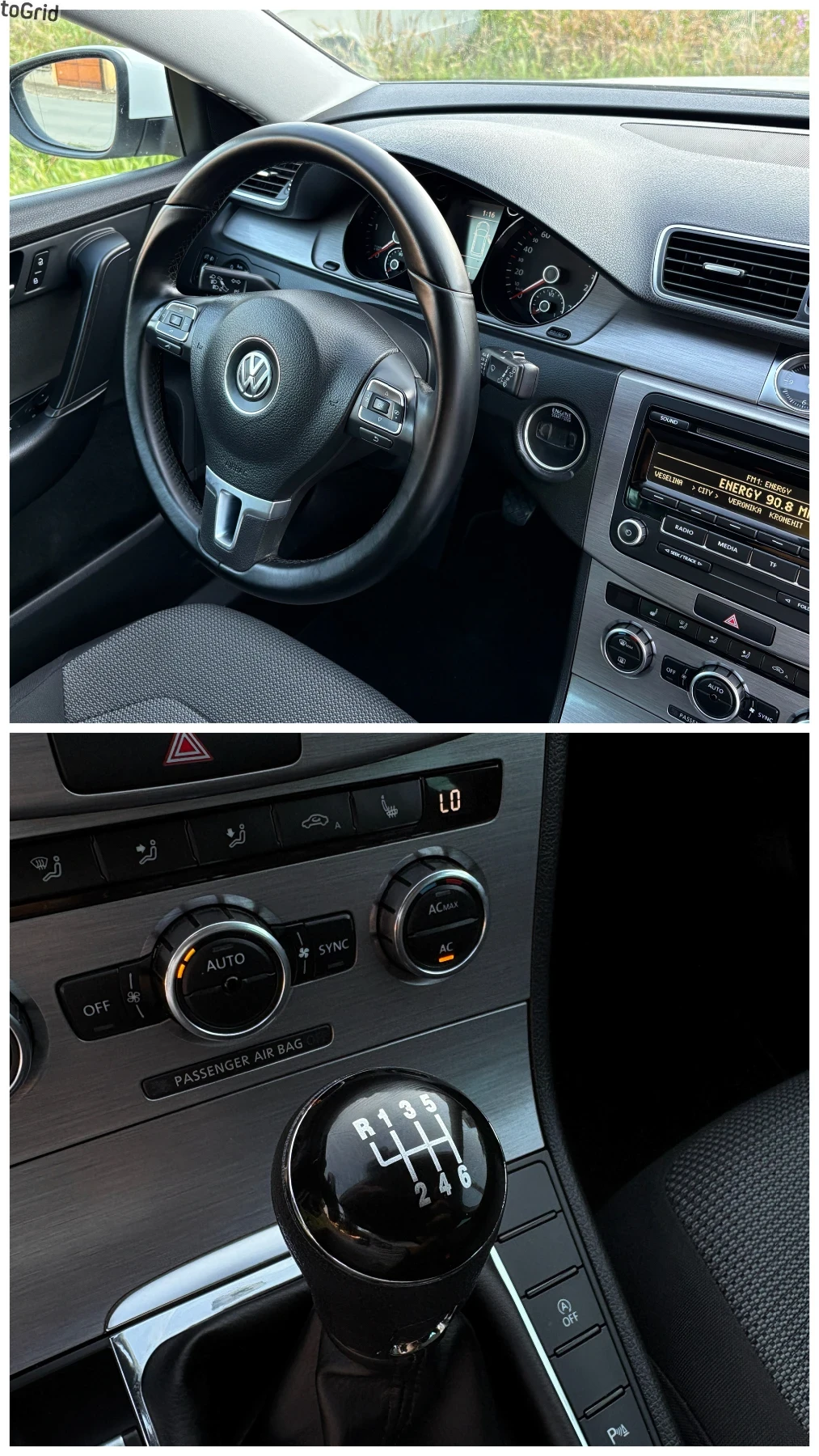 VW Passat 2.0TDI от 1-ви собственик# обслужен# , снимка 11 - Автомобили и джипове - 54795047