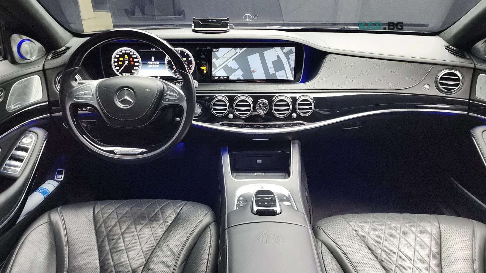 Mercedes-Benz Maybach S 500* HUD* 360* КОЖА* ОБДУХВ* ПАНО* НАВИ, снимка 5 - Автомобили и джипове - 55398160