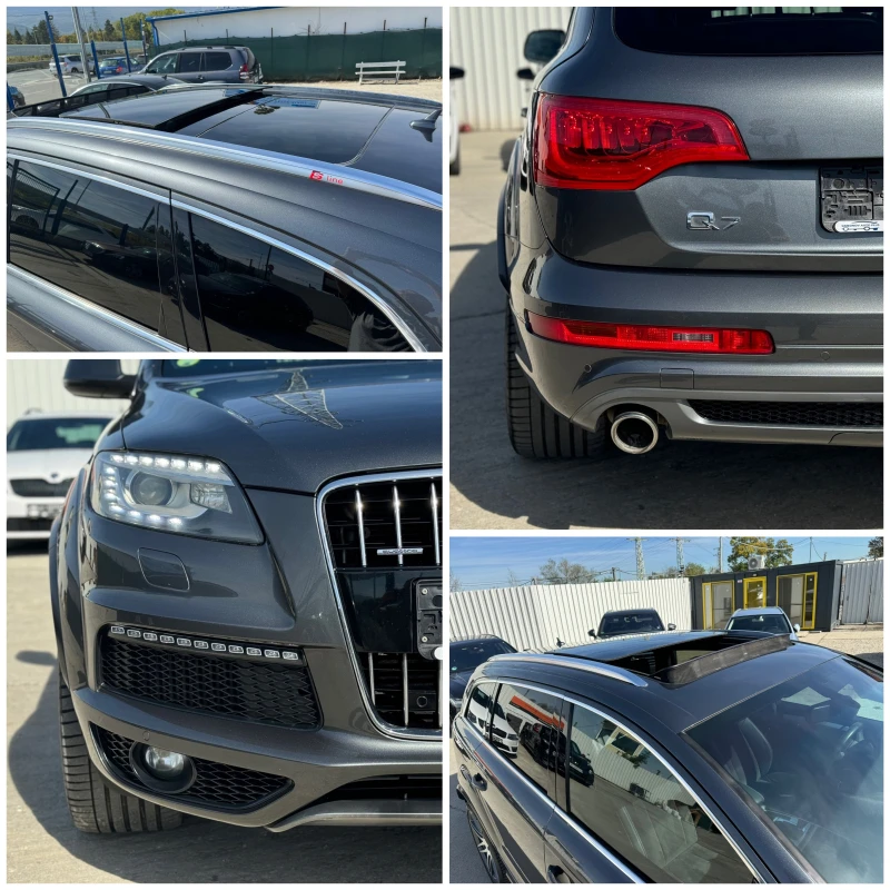 Audi Q7 3.0TDI-8ZF 3xS-Line ПАНОРАМА КАМЕРА BOSE 7-места, снимка 9 - Автомобили и джипове - 47509091