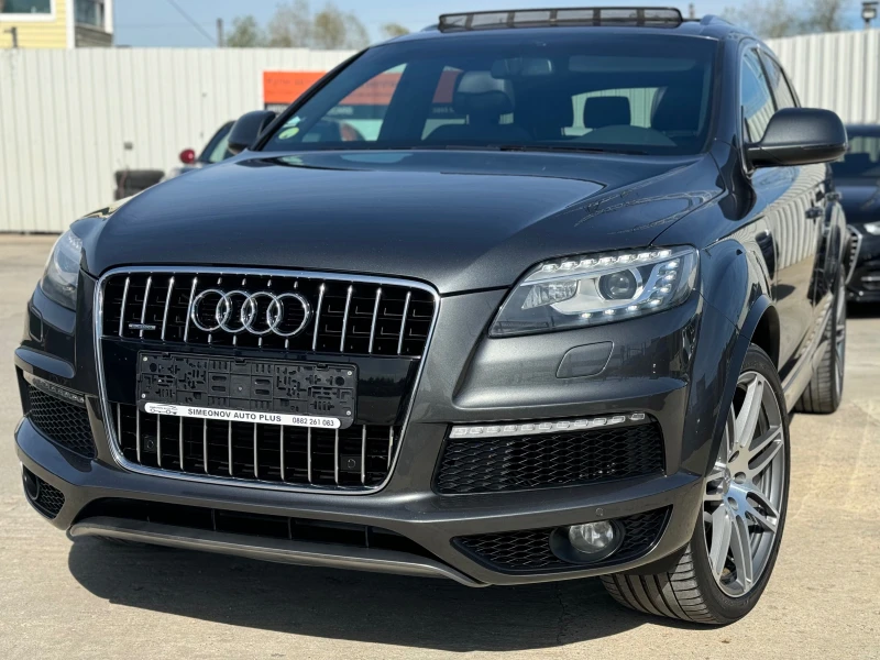 Audi Q7 3.0TDI-8ZF 3xS-Line ПАНОРАМА КАМЕРА BOSE 7-места, снимка 2 - Автомобили и джипове - 47509091