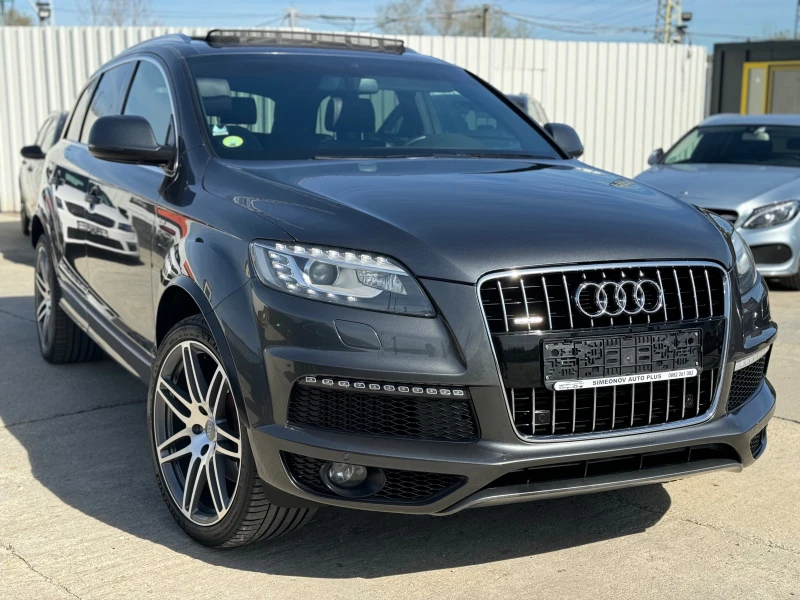 Audi Q7 3.0TDI-8ZF 3xS-Line ПАНОРАМА КАМЕРА BOSE 7-места, снимка 5 - Автомобили и джипове - 47509091