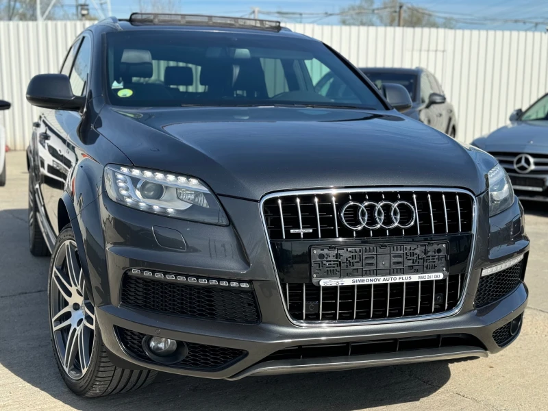 Audi Q7 3.0TDI-8ZF 3xS-Line ПАНОРАМА КАМЕРА BOSE 7-места, снимка 4 - Автомобили и джипове - 47509091