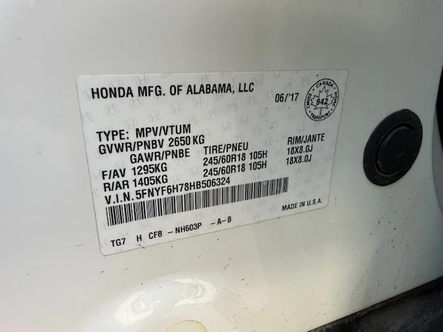 Honda Pilot EXL NAVI, снимка 2 - Автомобили и джипове - 53610739