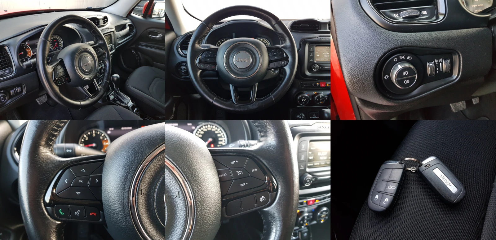 Jeep Renegade 2.0 - 140 к.с. 4Х4 АВТОМАТИК ЛИЗИНГ, снимка 13 - Автомобили и джипове - 53725246