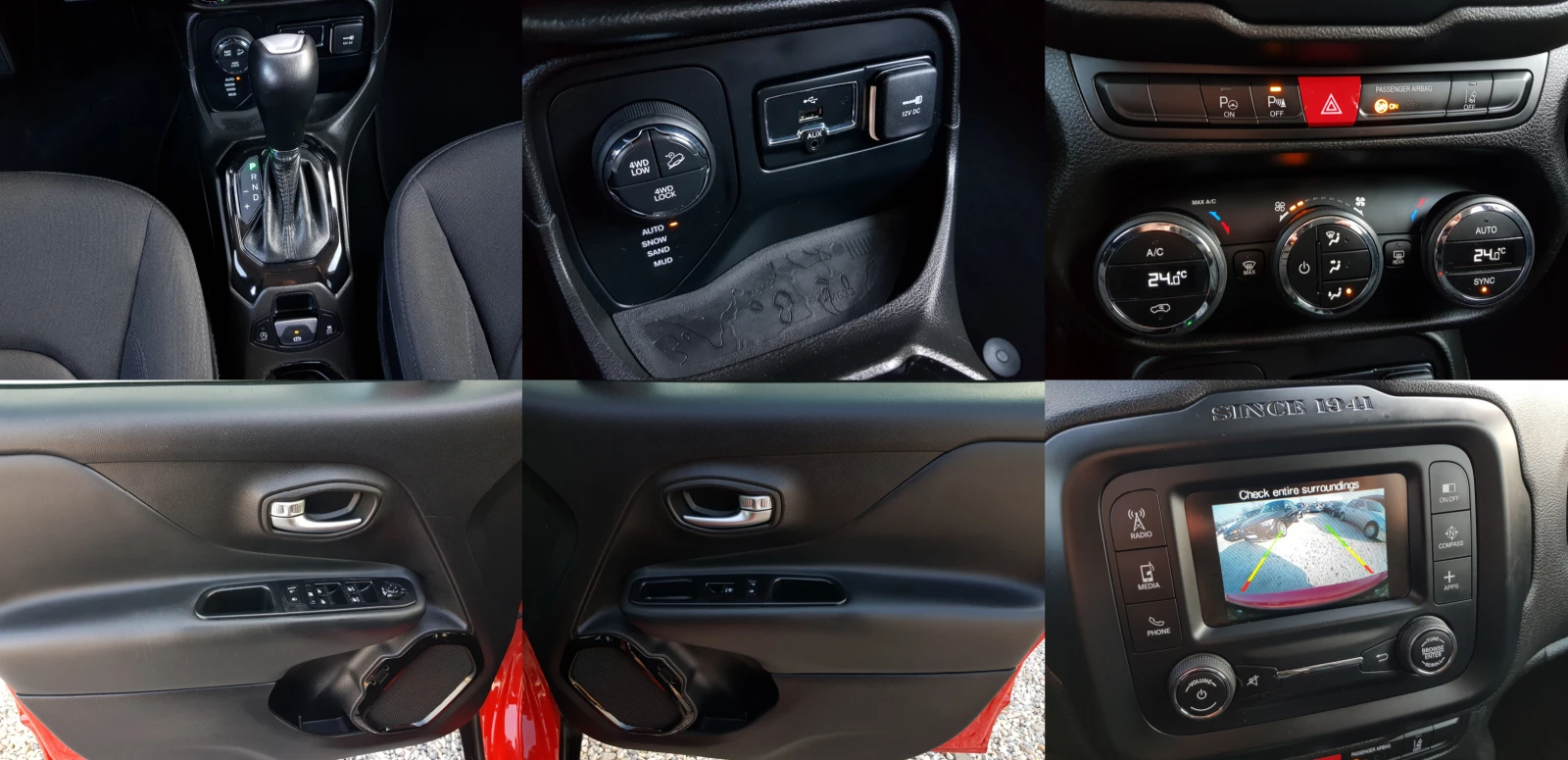 Jeep Renegade 2.0 - 140 к.с. 4Х4 АВТОМАТИК ЛИЗИНГ, снимка 14 - Автомобили и джипове - 53725246