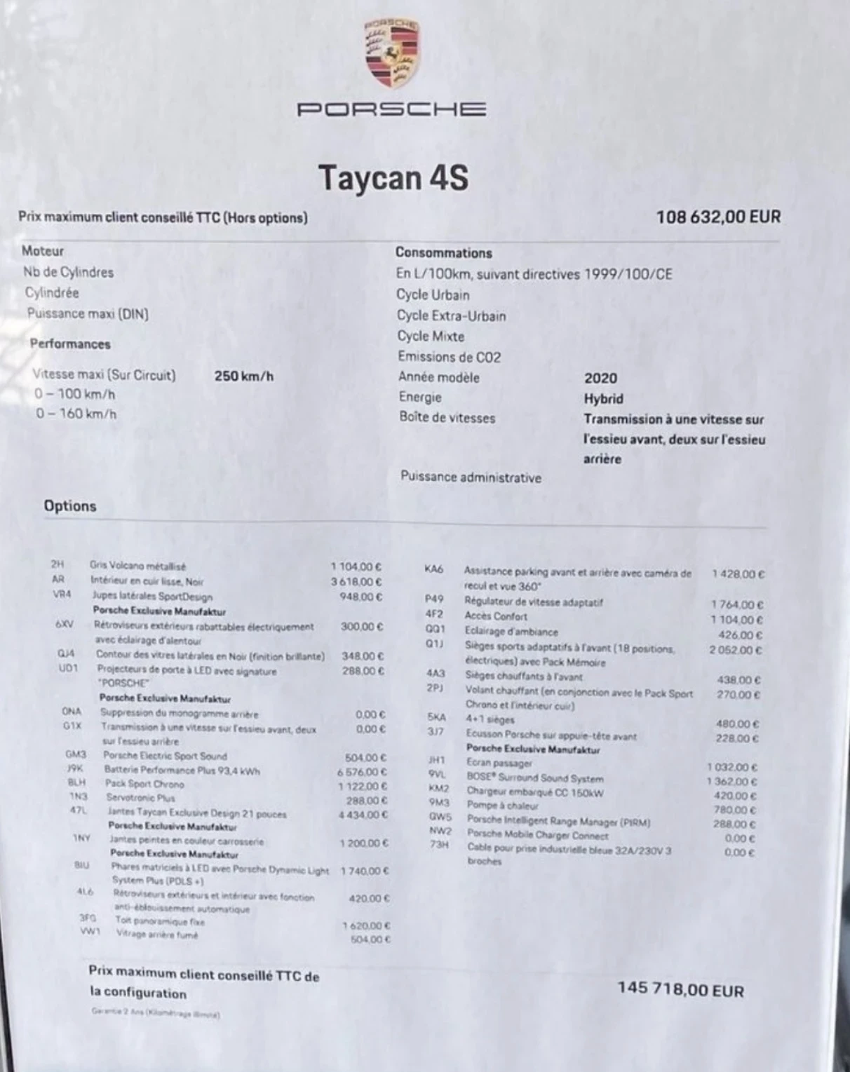 Porsche Taycan 4S PERFORMANCE PLUS 93.4KWH 571 К.С, снимка 15 - Автомобили и джипове - 56151972